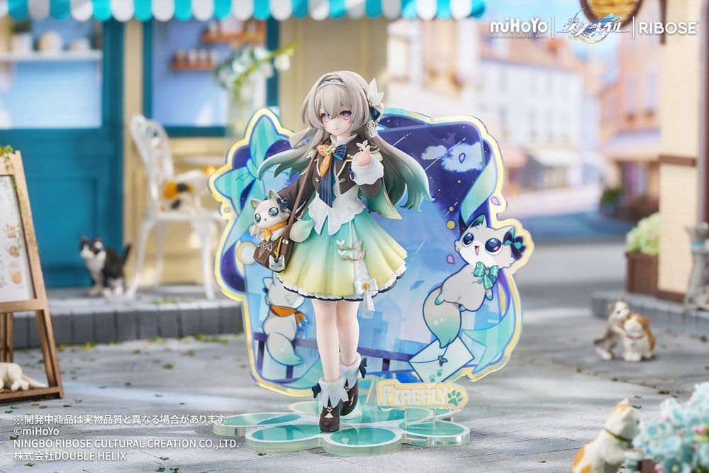 Honkai: Star Rail Rise Up+ Chibi Cat Series Minifigur Firefly Ver. - Image 5