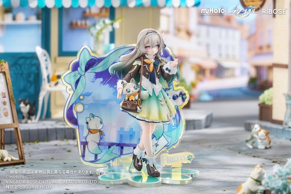 Honkai: Star Rail Rise Up+ Chibi Cat Series Minifigur Firefly Ver. - Image 6