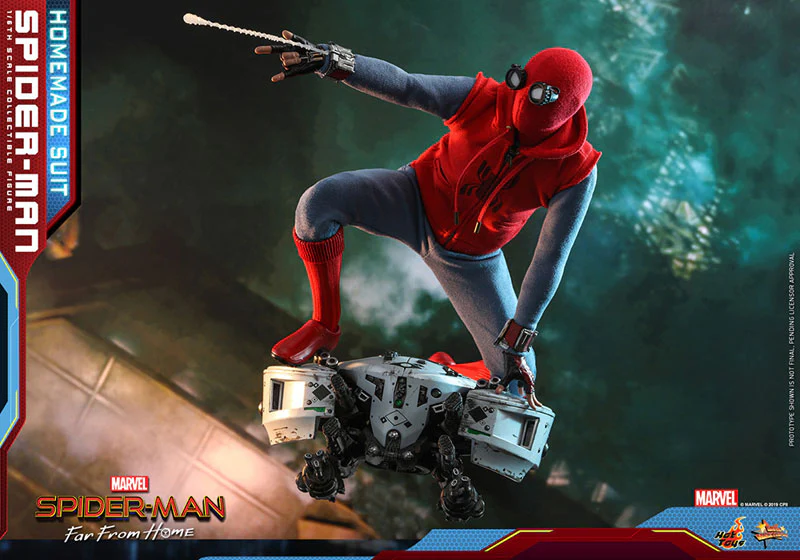 Hot Toys Spider-Man (Homemade Suit) Movie Masterpiece Far From Home - Image 11