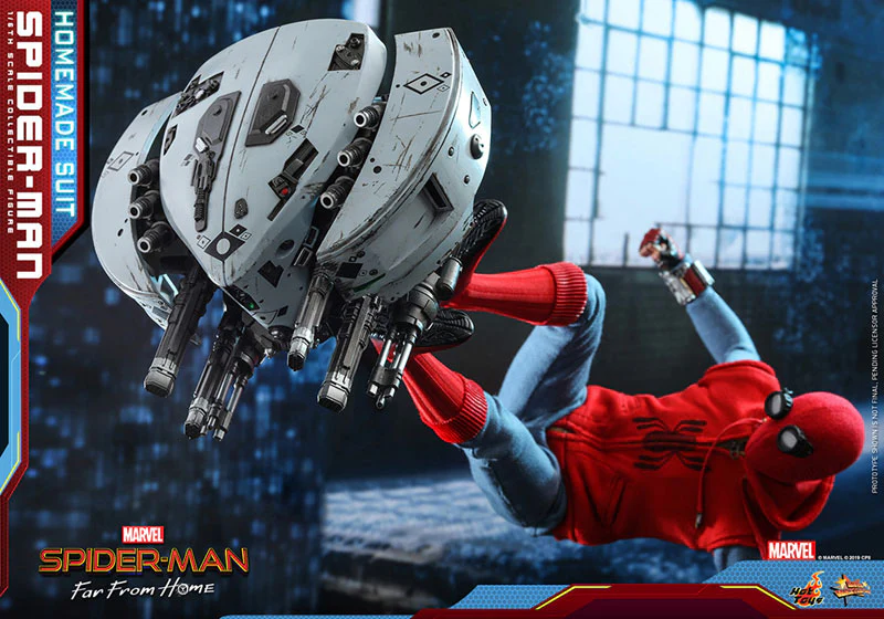 Hot Toys Spider-Man (Homemade Suit) Movie Masterpiece Far From Home - Image 12