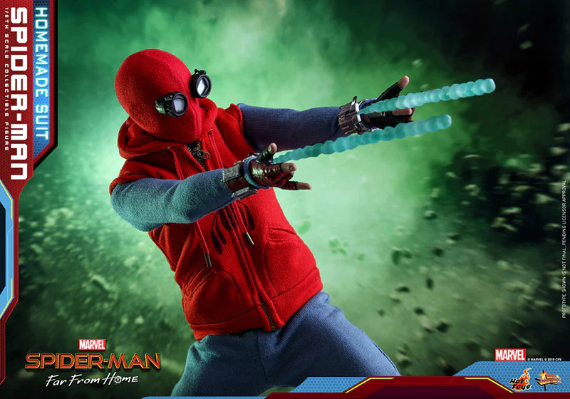 Hot Toys Spider-Man (Homemade Suit) Movie Masterpiece Far From Home - Image 4
