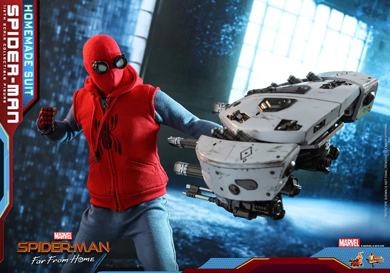 Hot Toys Spider-Man (Homemade Suit) Movie Masterpiece Far From Home - Image 7