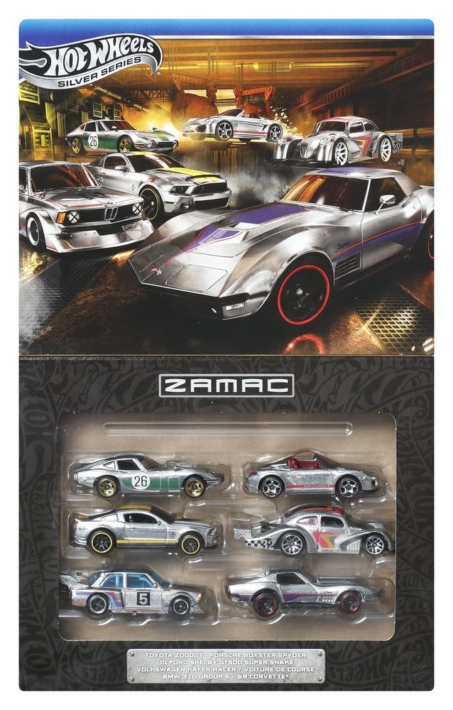 Hot Wheels Silver Series Die-Cast Fahrzeuge 6er-Pack ZAMAC - Image 16
