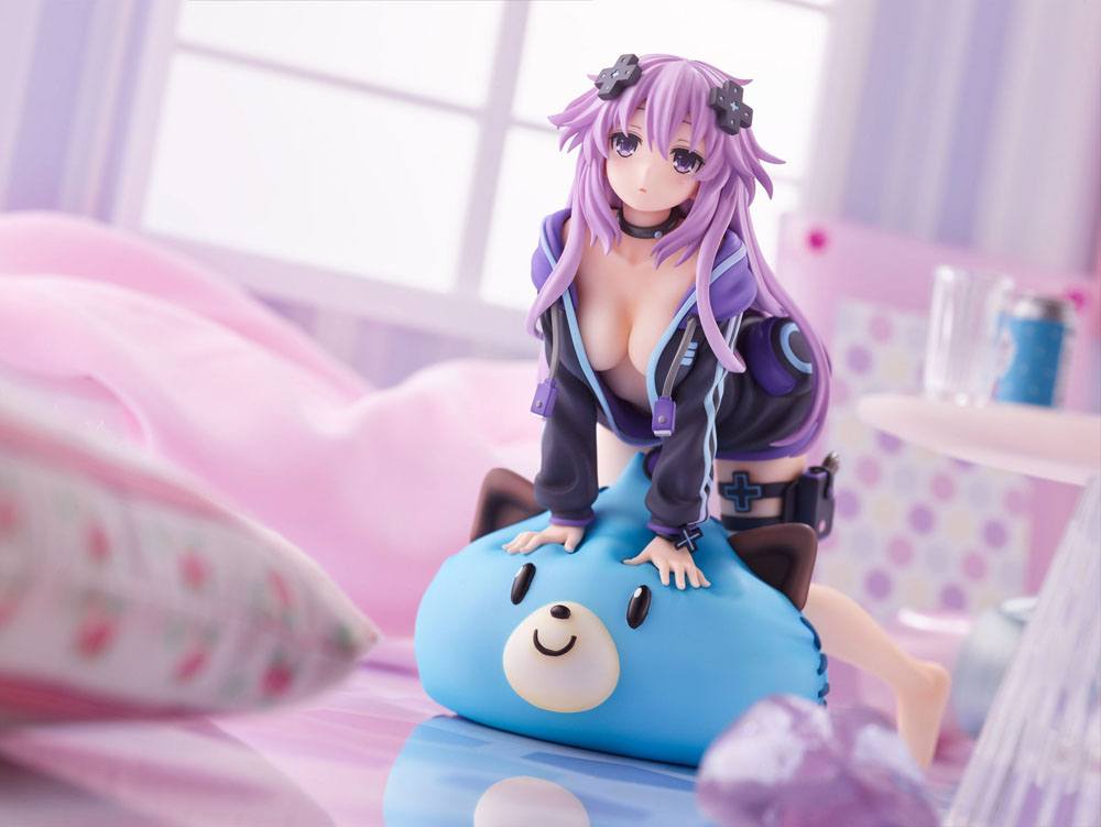 Hyperdimension Neptunia Statue Dimension Traveler Neptune Wake Up Version - Image 11