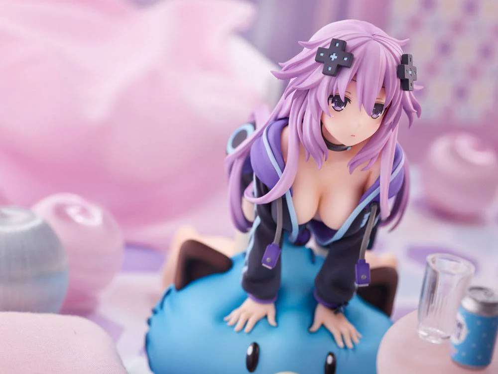 Hyperdimension Neptunia Statue Dimension Traveler Neptune Wake Up Version - Image 14