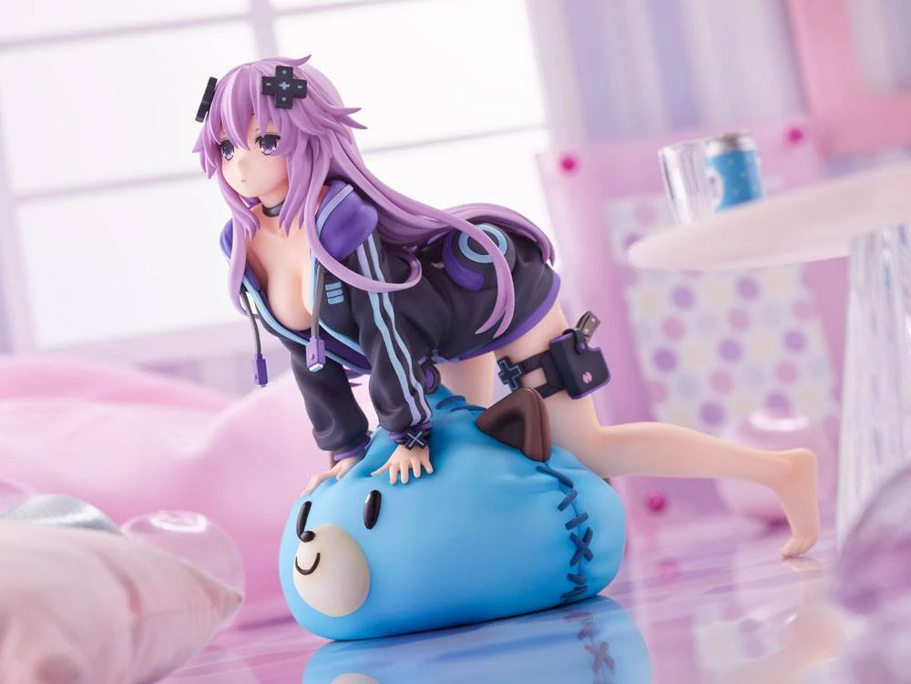 Hyperdimension Neptunia Statue Dimension Traveler Neptune Wake Up Version - Image 15