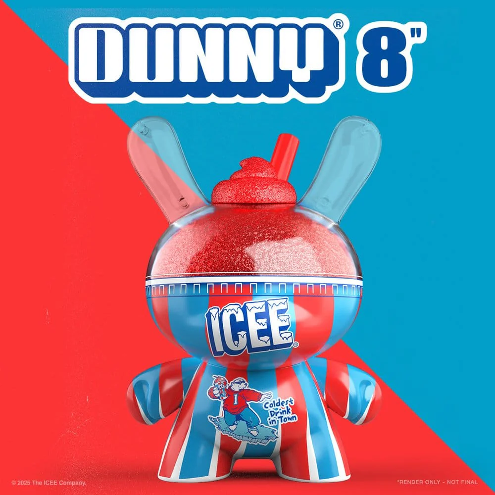 Icee Dunny Art Figur Cherry Icee - Image 4