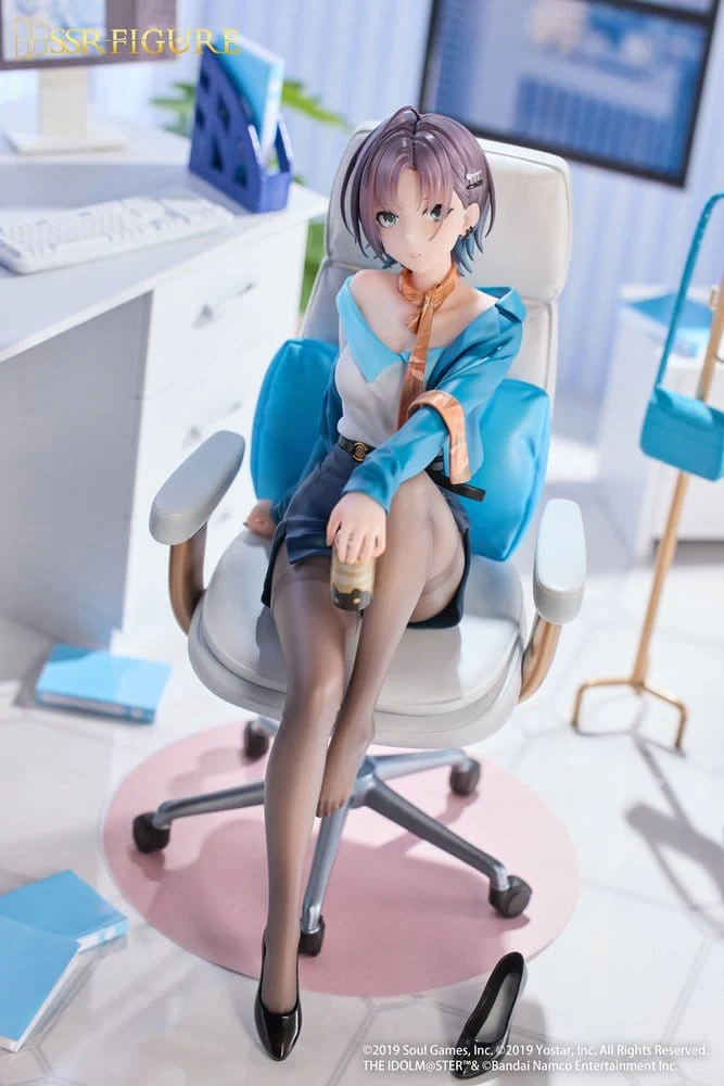 Idolmaster Shiny Colors x Mahjong Soul SSR PVC Statue 1/7 Asakura Tooru Leisurely Grace Ver. 21 cm - Image 4