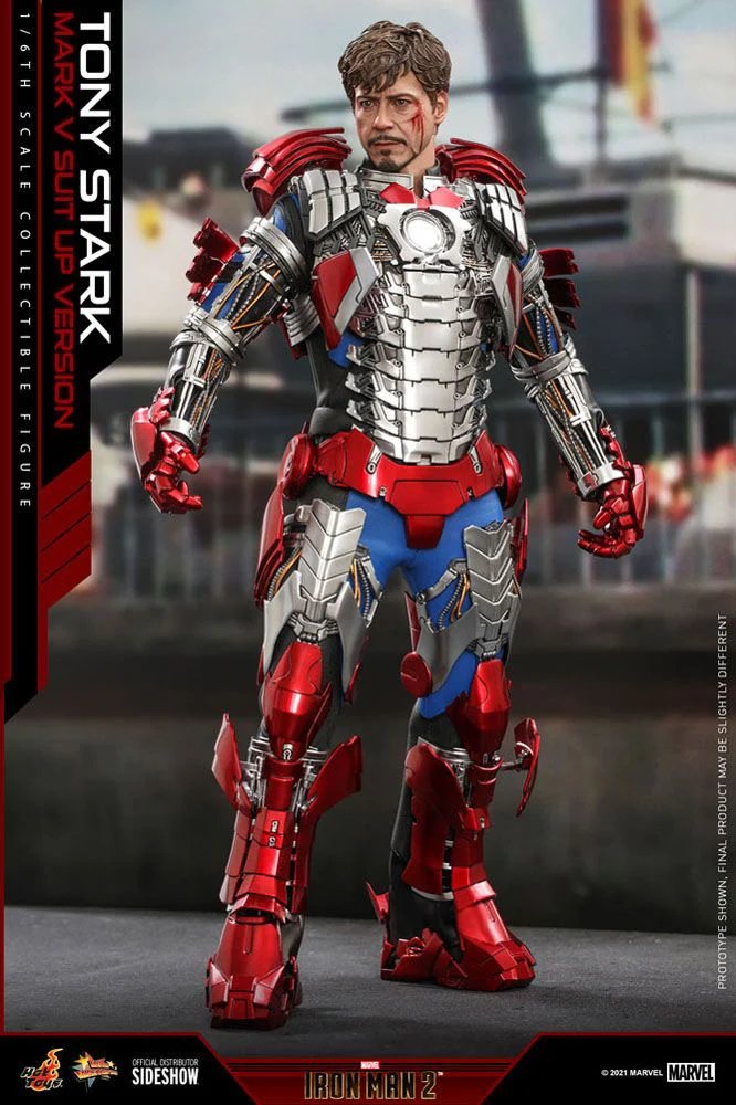 Iron Man 2 Movie Masterpiece Actionfigur Tony Stark (Mark V Suit Up Version) - Image 15