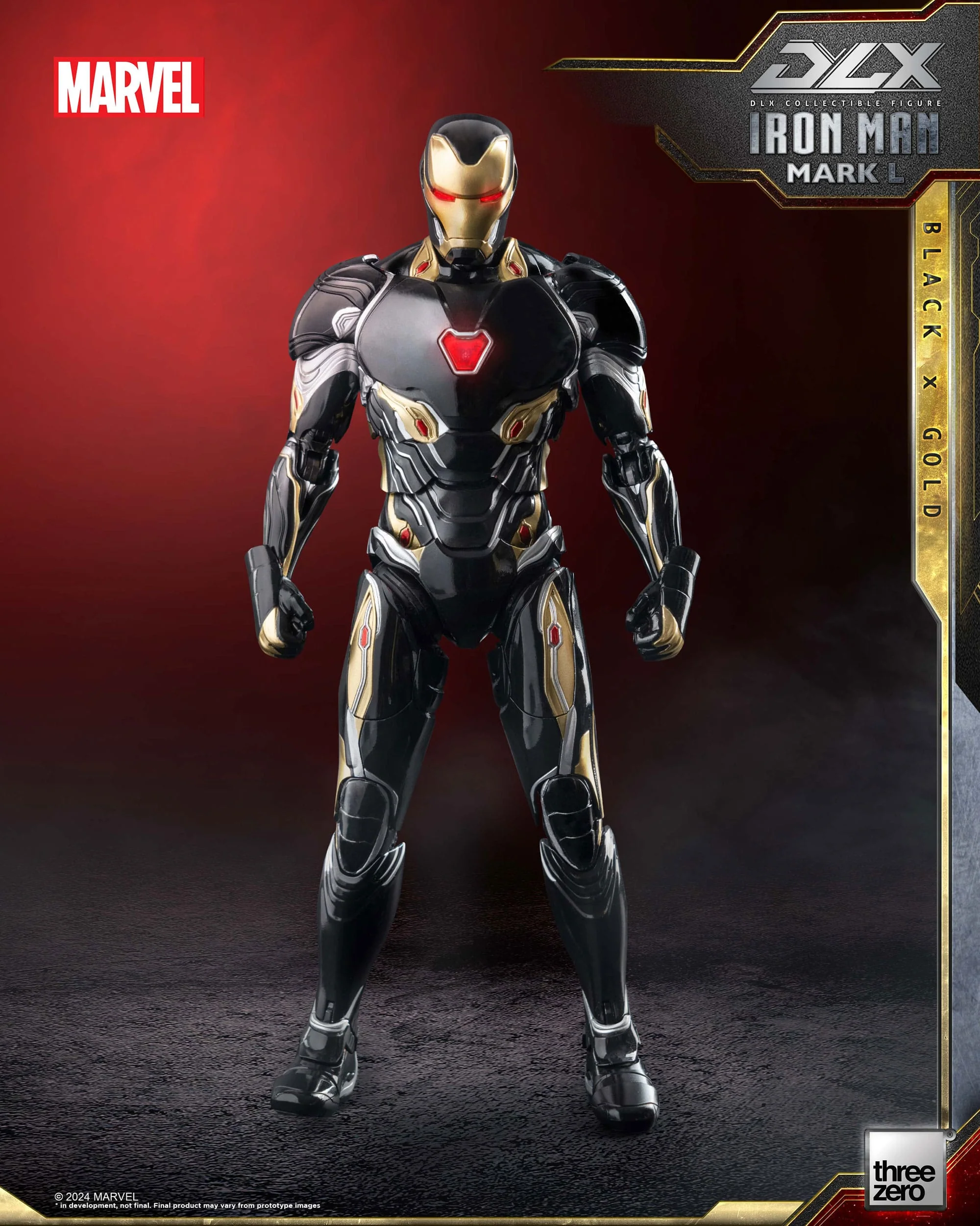 Iron Man Mark 50 (Black X Gold) ThreeZero