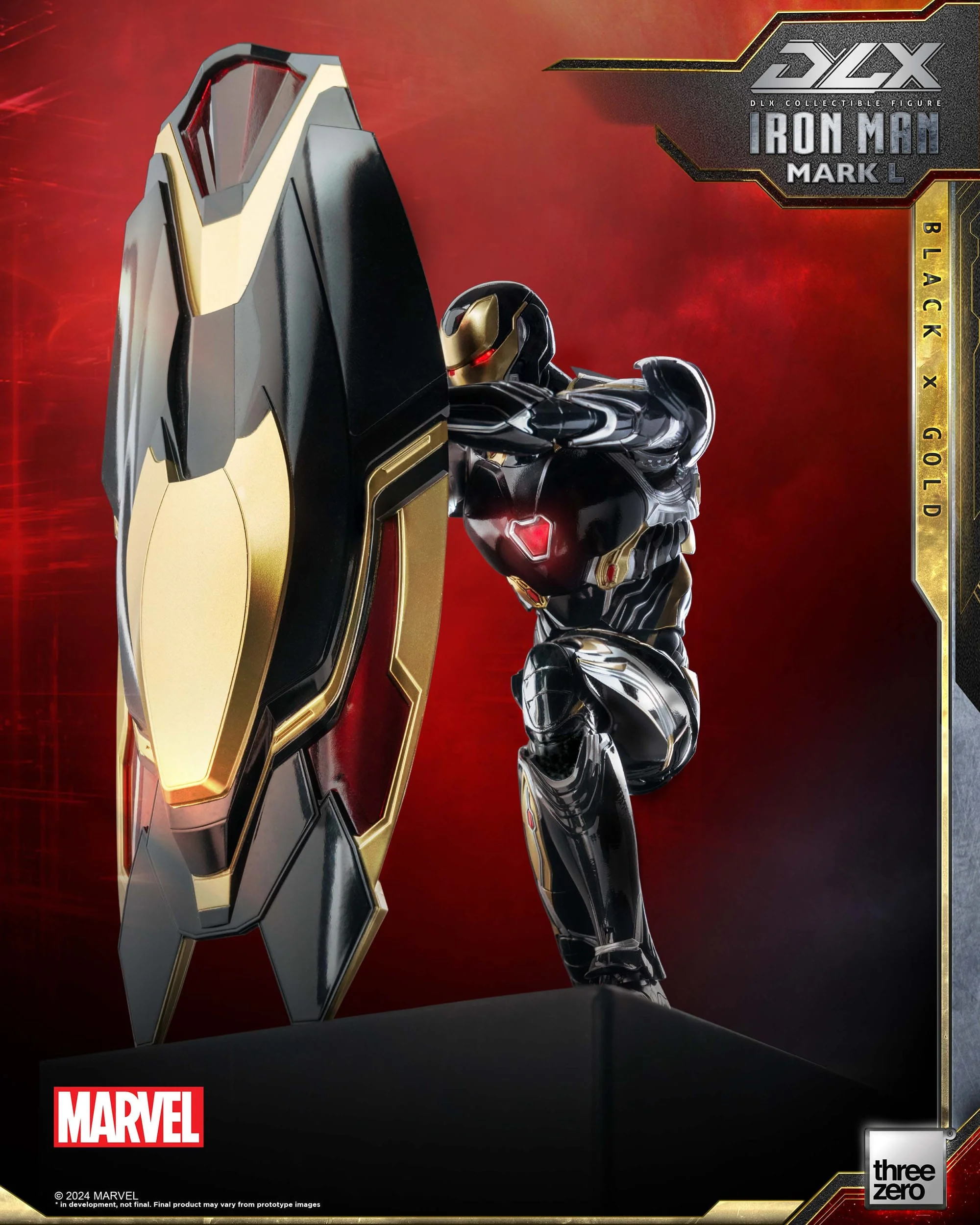 Iron Man Mark 50 (Black X Gold) ThreeZero - Image 10