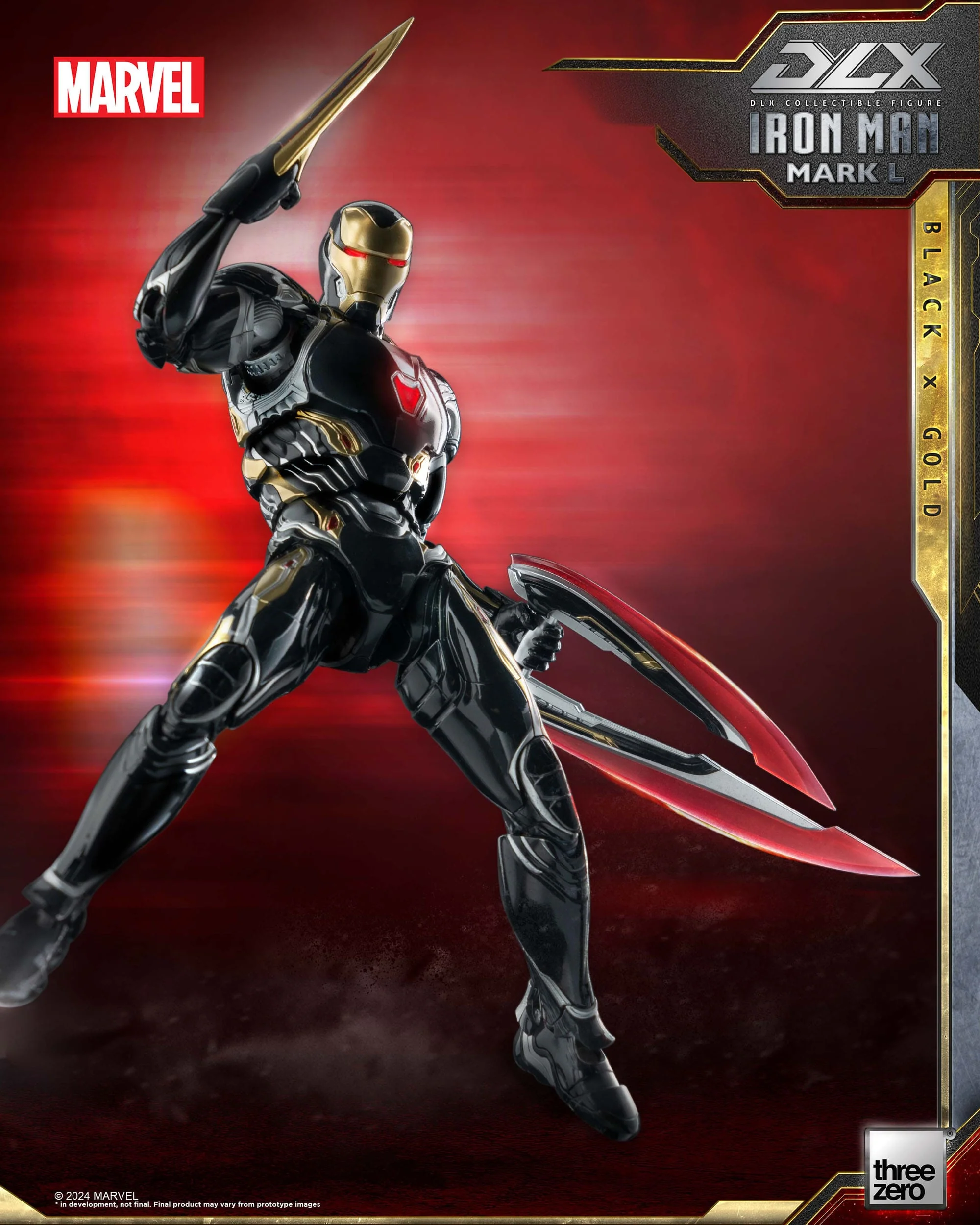 Iron Man Mark 50 (Black X Gold) ThreeZero - Image 13