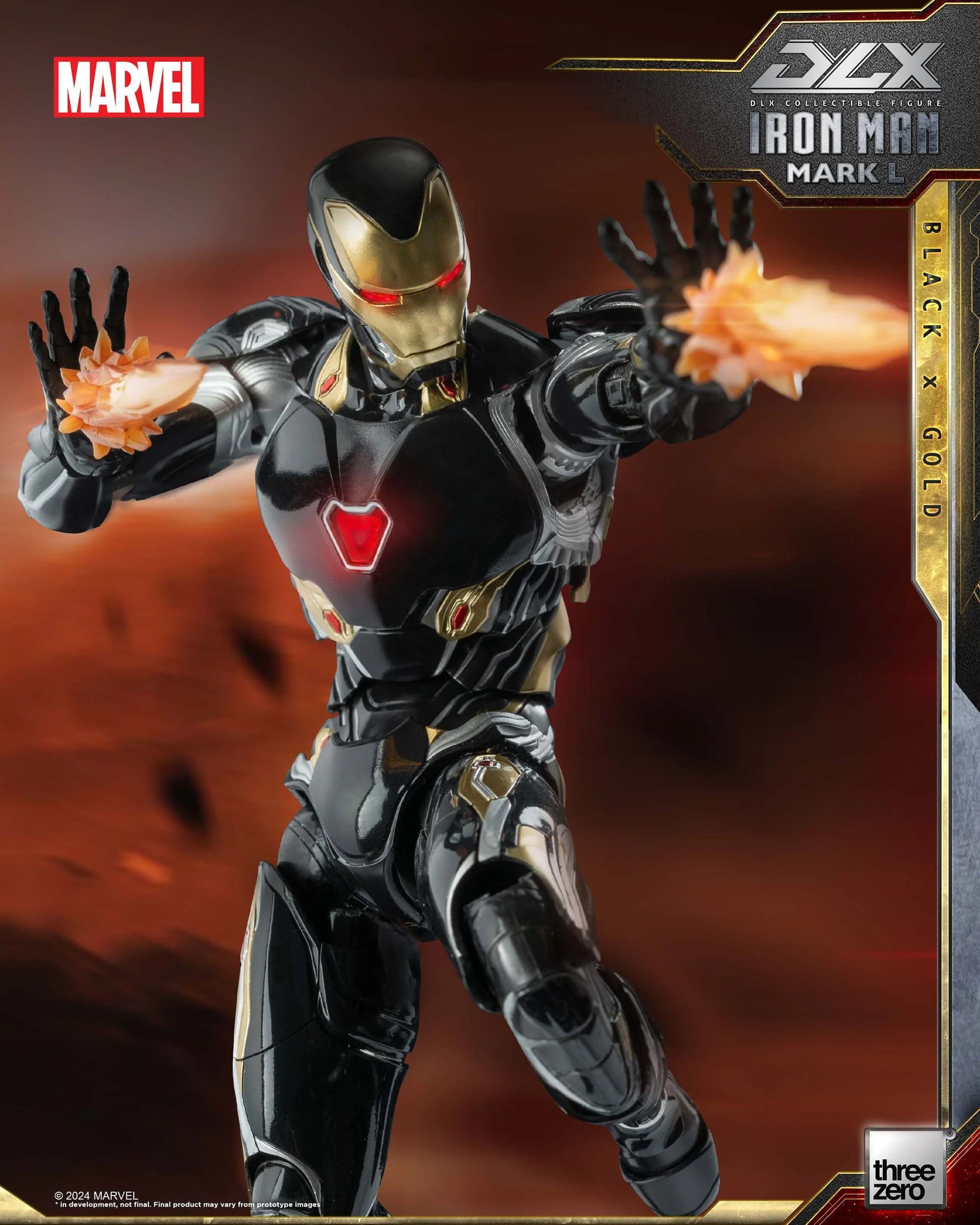 Iron Man Mark 50 (Black X Gold) ThreeZero - Image 17