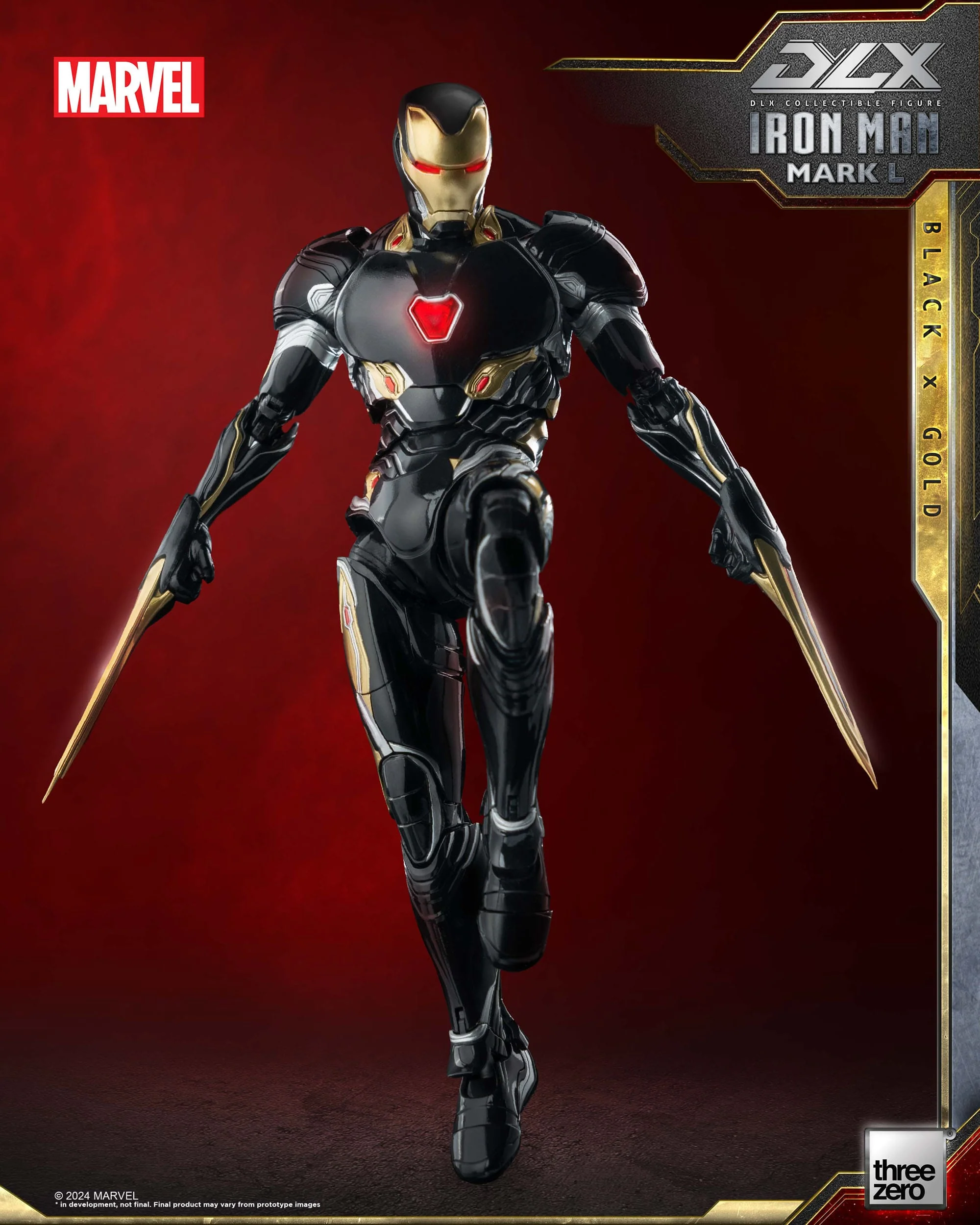 Iron Man Mark 50 (Black X Gold) ThreeZero - Image 19