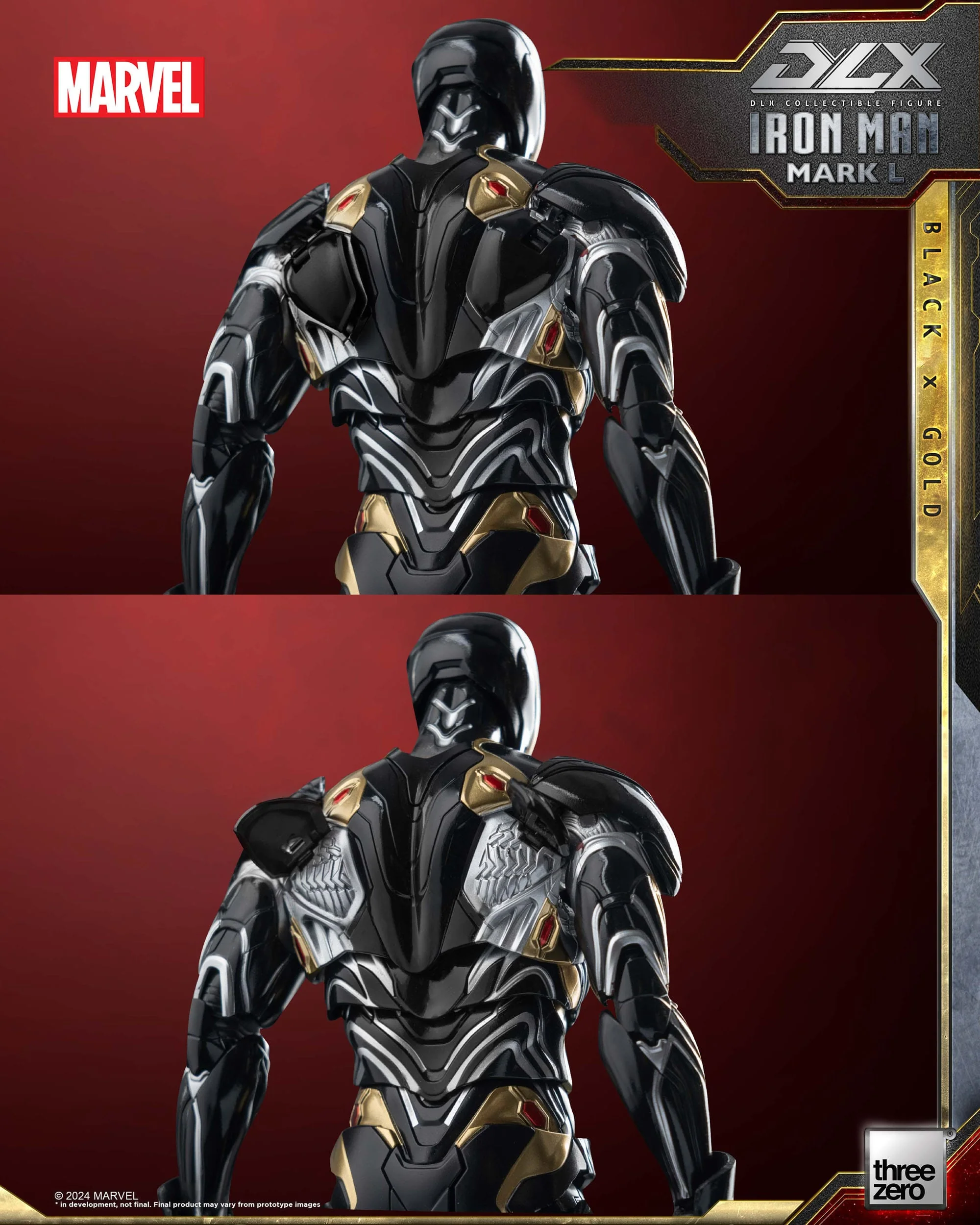 Iron Man Mark 50 (Black X Gold) ThreeZero - Image 6