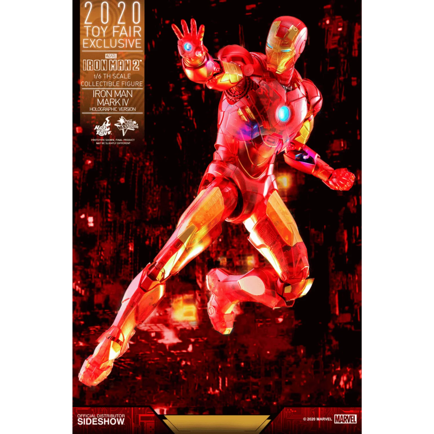Iron Man Mark IV (Holographic Version) – 1/6 Scale Collectible Figure | Hot Toys - Image 15