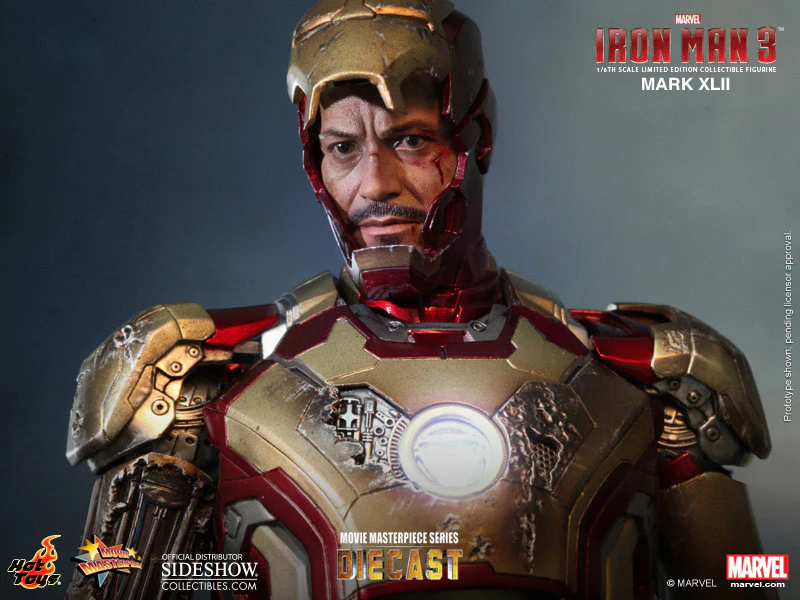 Iron Man Mark XLII Iron Man 3 MMS Diecast Hot Toys - Image 4