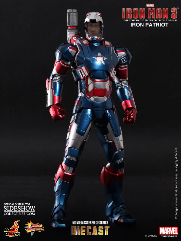 Iron Patriot Movie Masterpiece Iron Man 3 Hot Toys - Image 3