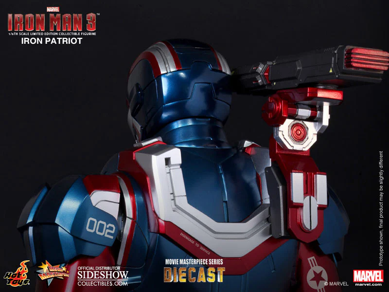 Iron Patriot Movie Masterpiece Iron Man 3 Hot Toys - Image 4