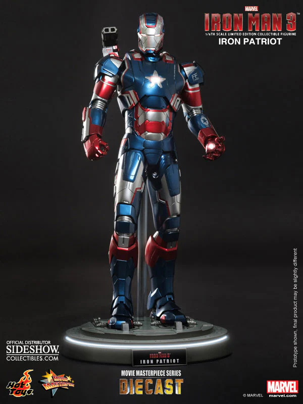 Iron Patriot Movie Masterpiece Iron Man 3 Hot Toys - Image 5