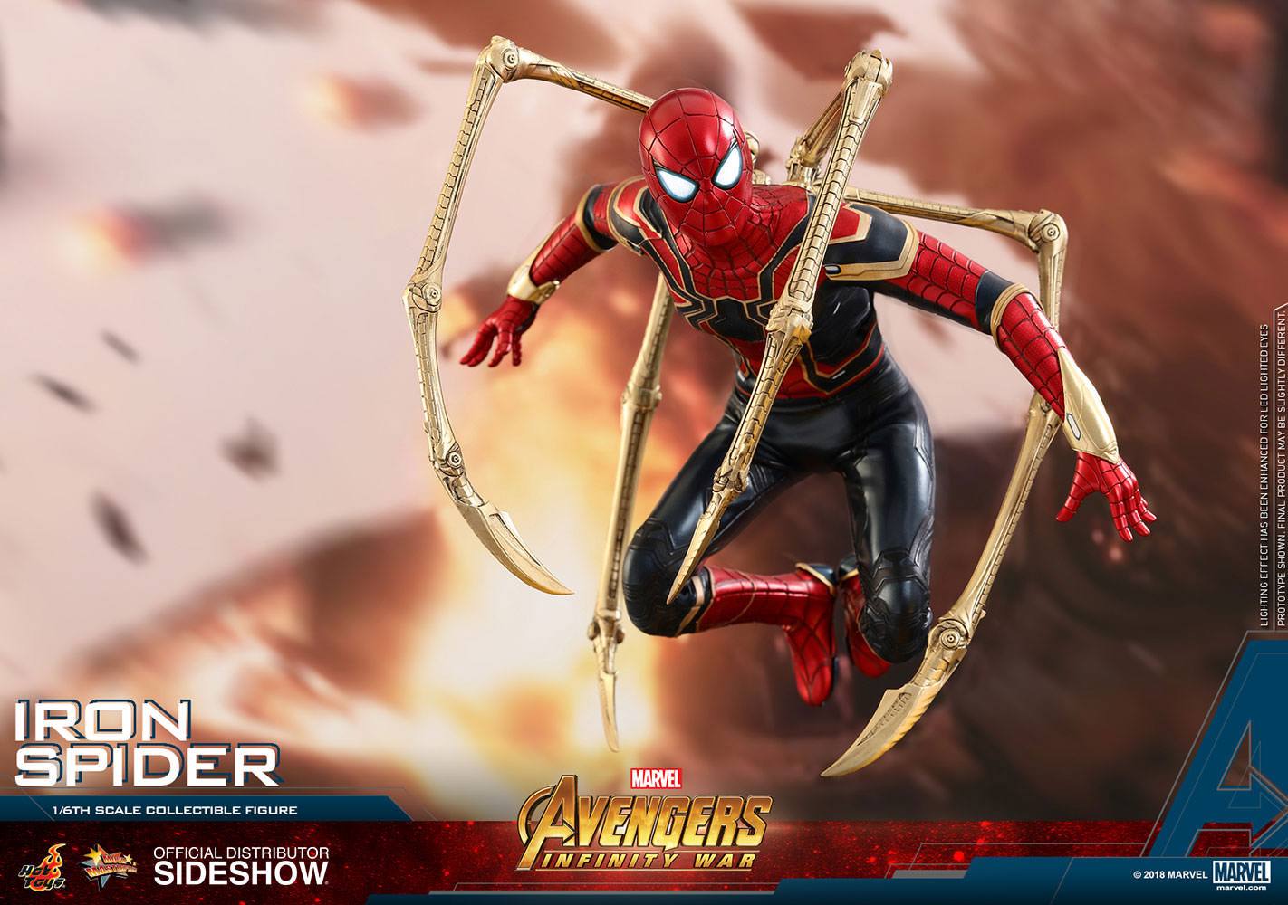 Iron Spider 1/6 Scale Collectible Figure – Hot Toys Movie Masterpiece (Avengers: Infinity War) - Image 4