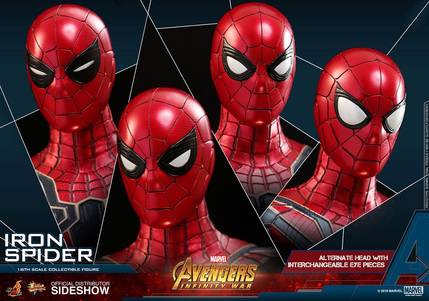 Iron Spider 1/6 Scale Collectible Figure – Hot Toys Movie Masterpiece (Avengers: Infinity War) - Image 6