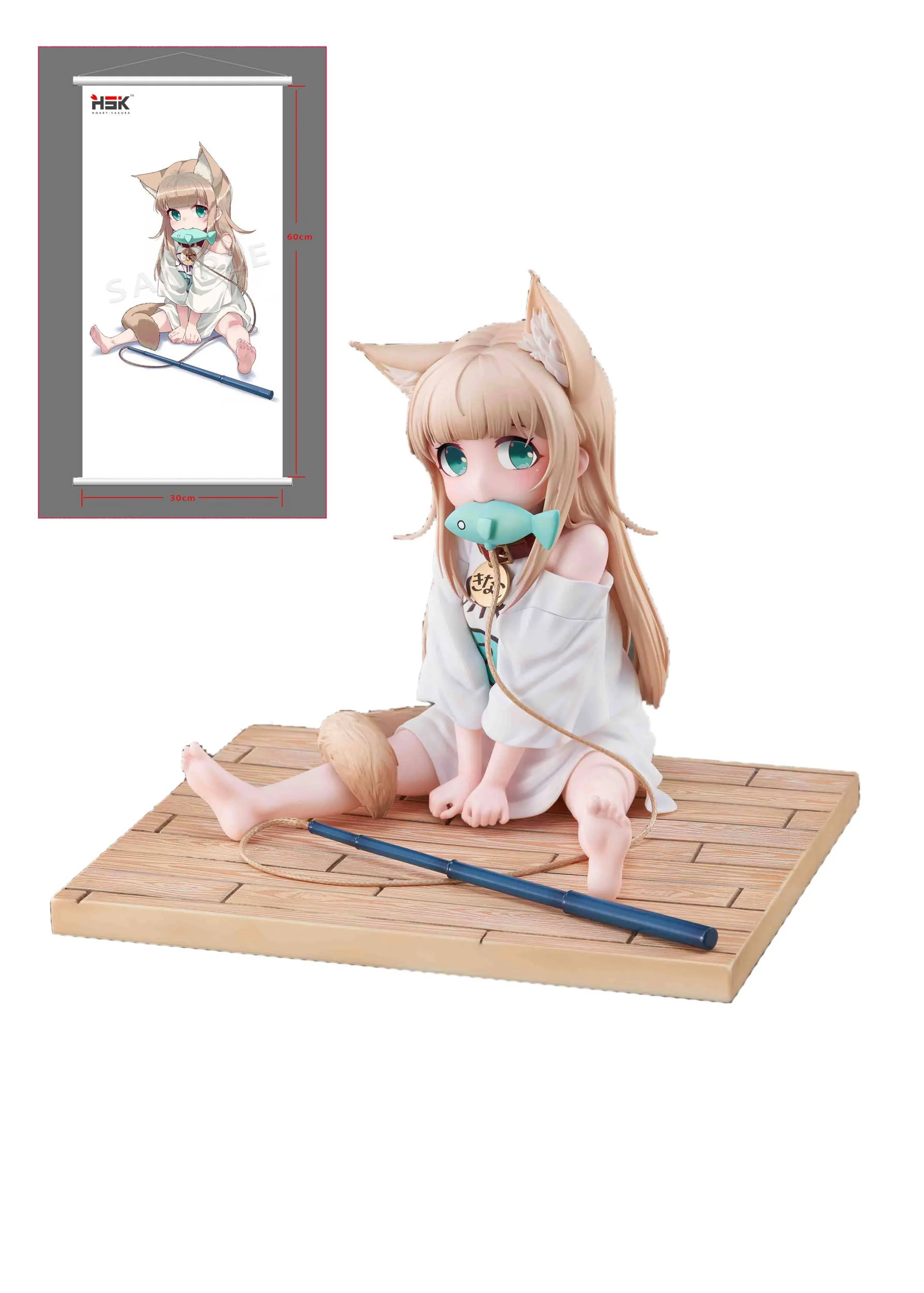 Kinako Sitting Fish Deluxe Ver. My Cat Ia A Girl And She's Cute