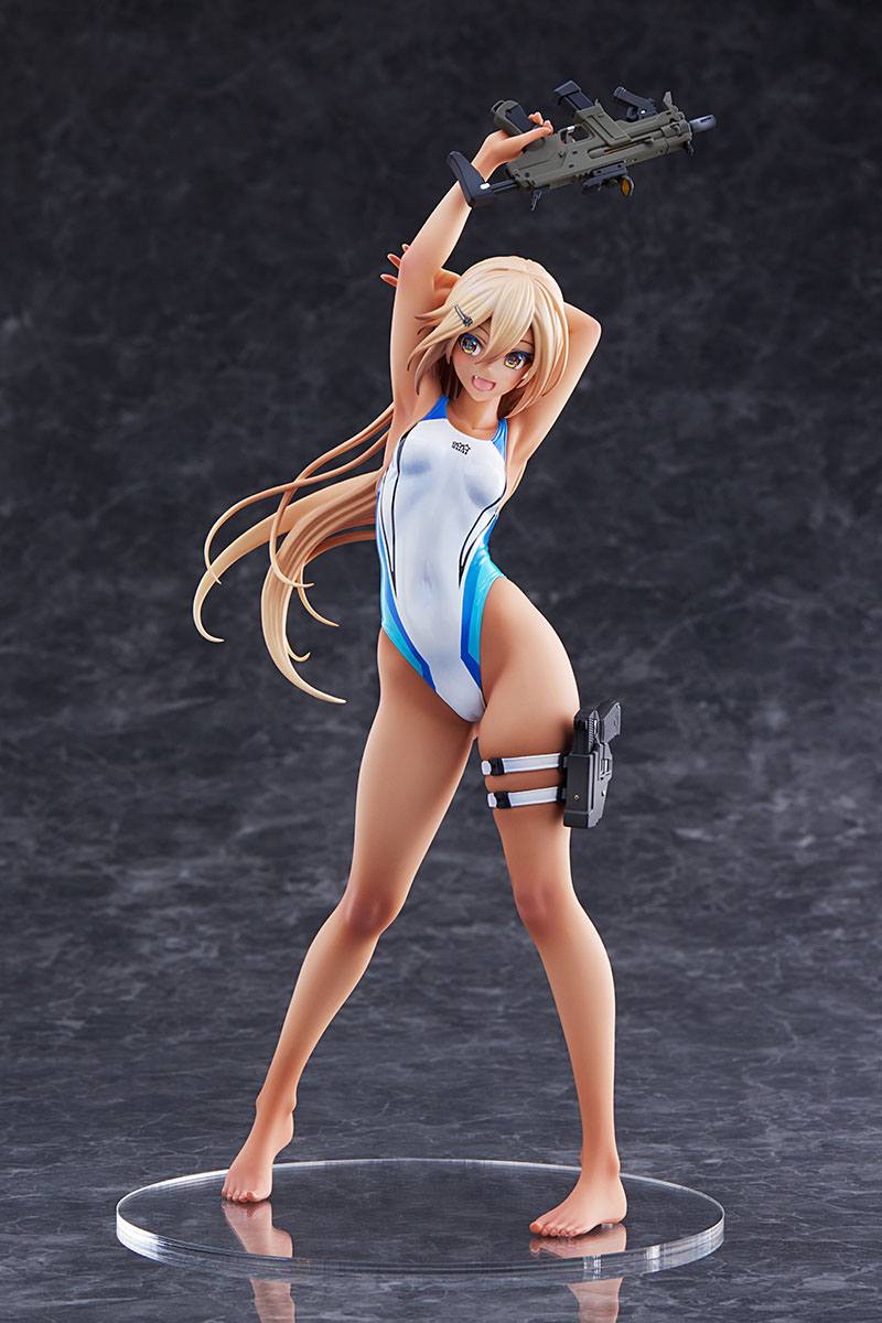 Kouhai-chan of the Swim Club in Blue Line Swimsuit Amakuni - Image 14