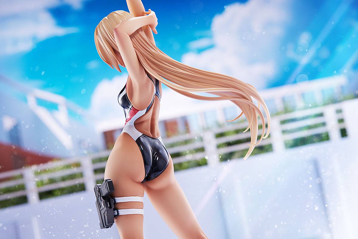 Kouhai-chan of the Swim Club in Red Line Swimsuit / Arms Note - Image 13