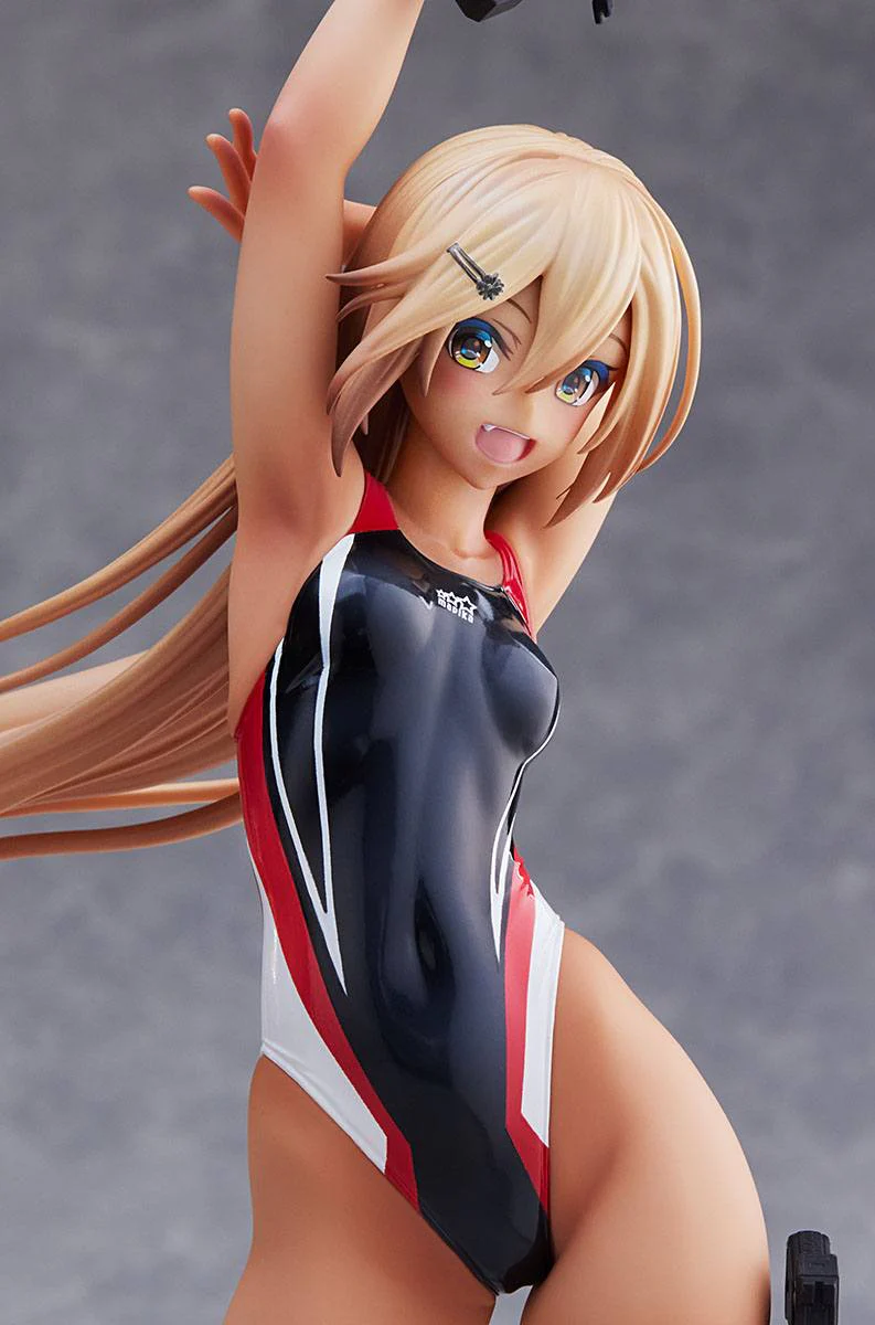 Kouhai-chan of the Swim Club in Red Line Swimsuit / Arms Note - Image 4