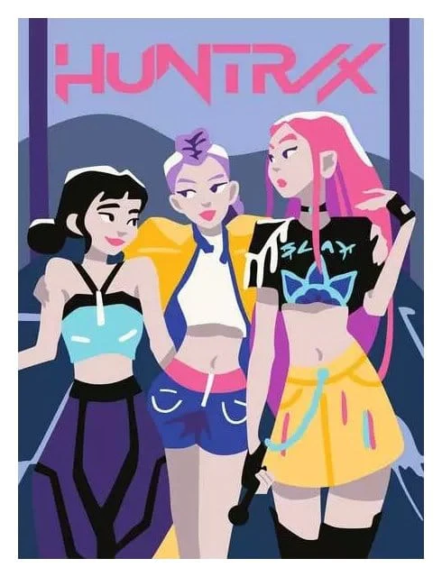 KPop Demon Hunters CreArt Malen nach Zahlen Malset Huntrix - Image 2
