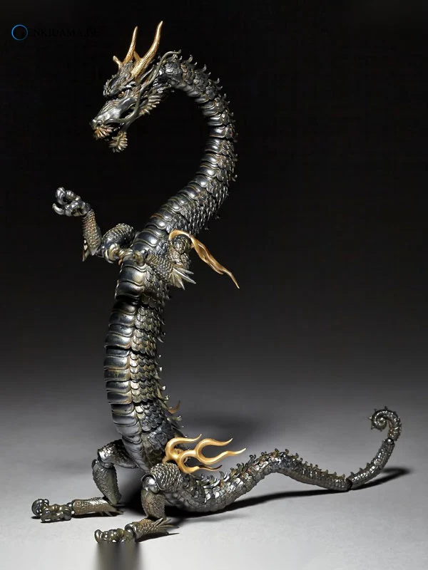 KT Project KT-003 Takeya Style Jizai Okimono "Dragon" Iron Rust Look Edition