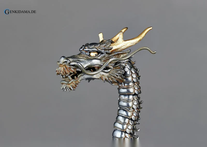 KT Project KT-003 Takeya Style Jizai Okimono "Dragon" Iron Rust Look Edition - Image 12