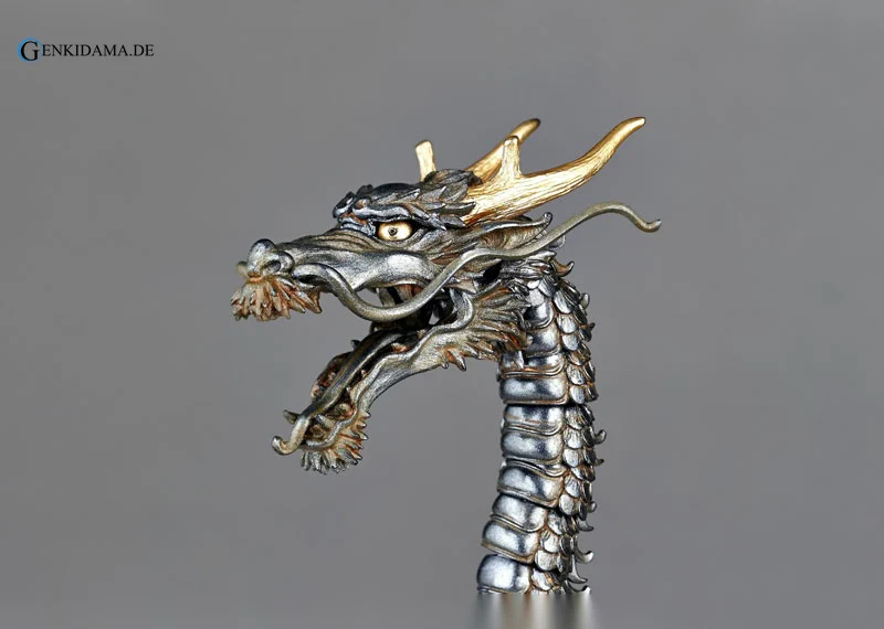 KT Project KT-003 Takeya Style Jizai Okimono "Dragon" Iron Rust Look Edition - Image 13