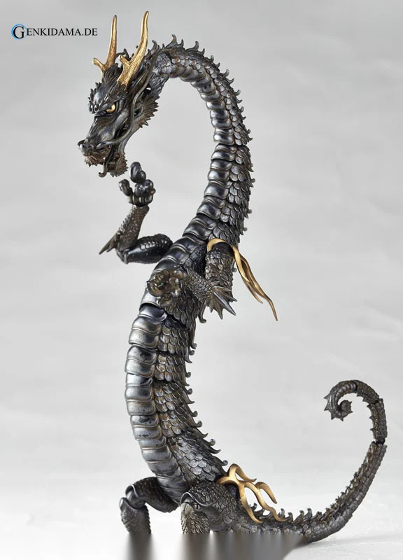 KT Project KT-003 Takeya Style Jizai Okimono "Dragon" Iron Rust Look Edition - Image 14