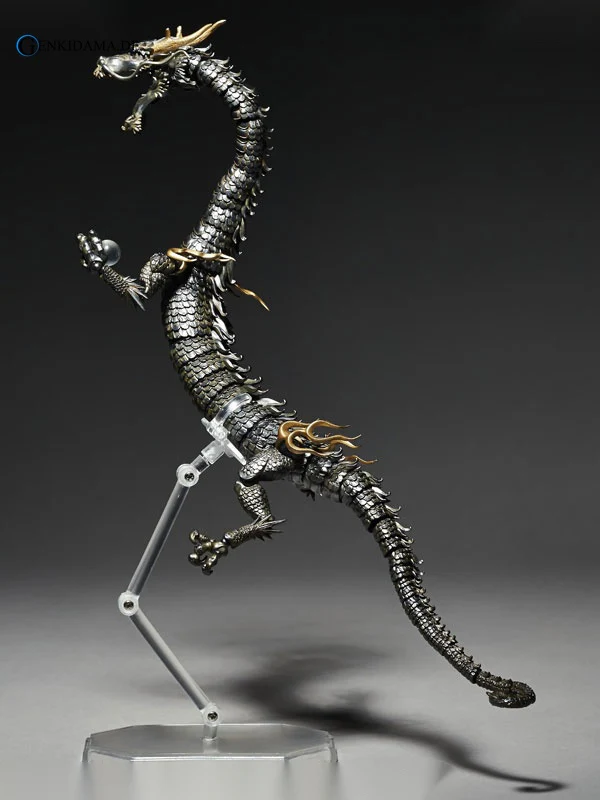 KT Project KT-003 Takeya Style Jizai Okimono "Dragon" Iron Rust Look Edition - Image 17