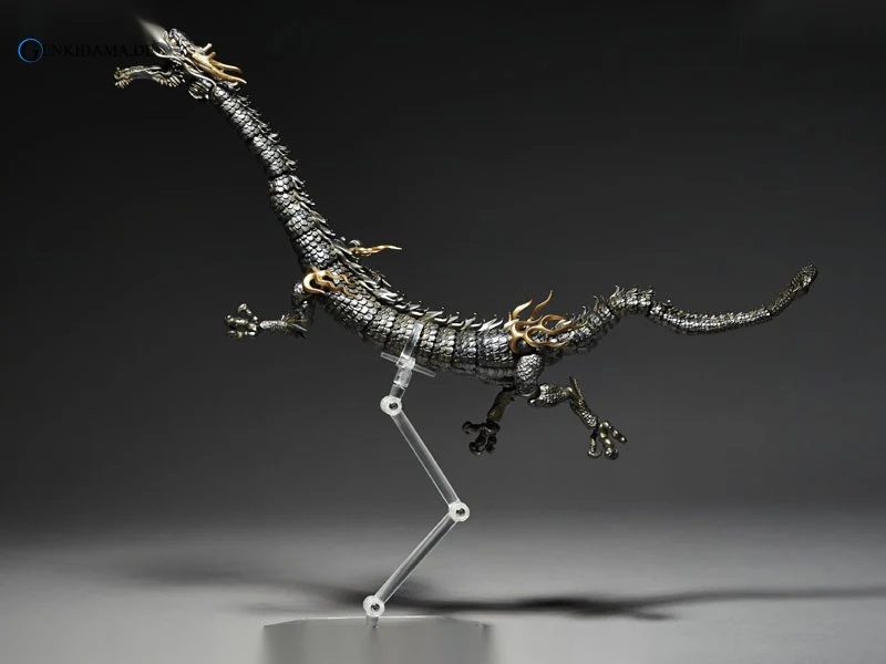 KT Project KT-003 Takeya Style Jizai Okimono "Dragon" Iron Rust Look Edition - Image 18
