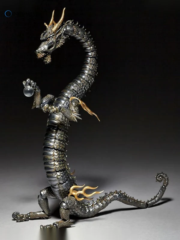 KT Project KT-003 Takeya Style Jizai Okimono "Dragon" Iron Rust Look Edition - Image 2