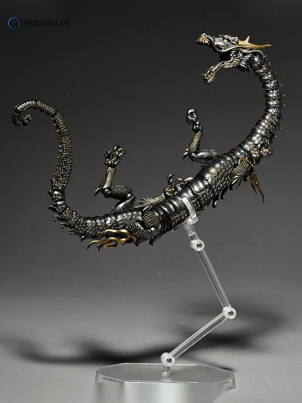 KT Project KT-003 Takeya Style Jizai Okimono "Dragon" Iron Rust Look Edition - Image 20