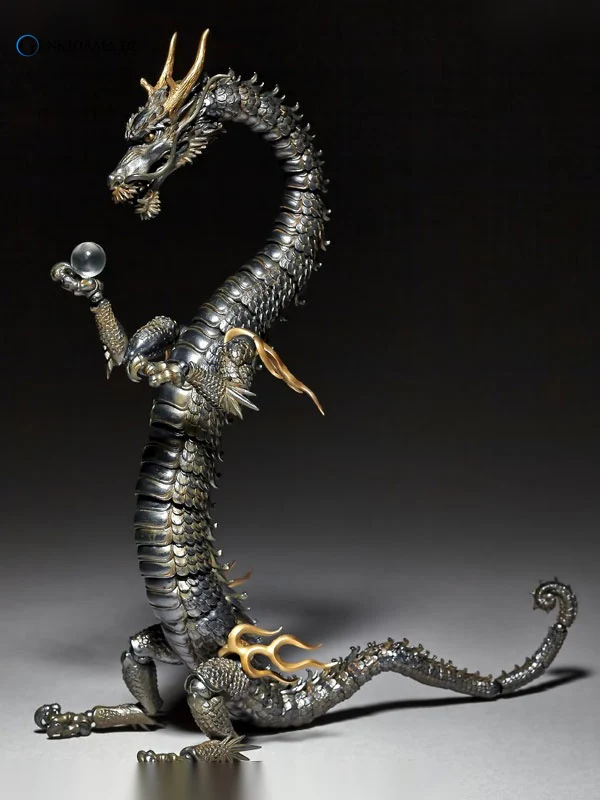 KT Project KT-003 Takeya Style Jizai Okimono "Dragon" Iron Rust Look Edition - Image 3