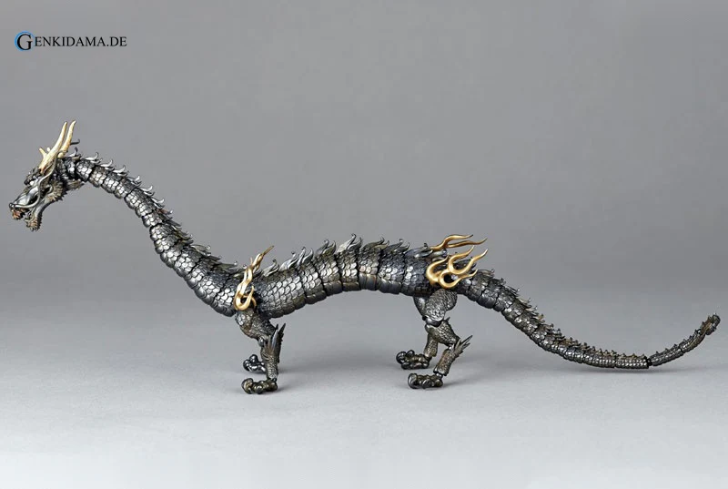 KT Project KT-003 Takeya Style Jizai Okimono "Dragon" Iron Rust Look Edition - Image 8