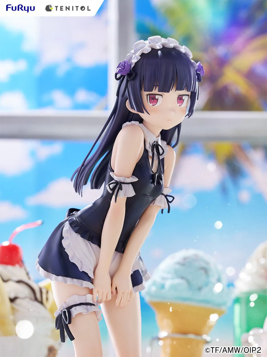 Kuroneko Swimsuits Maid Ver. Tenitol Tall Furyu - Image 9