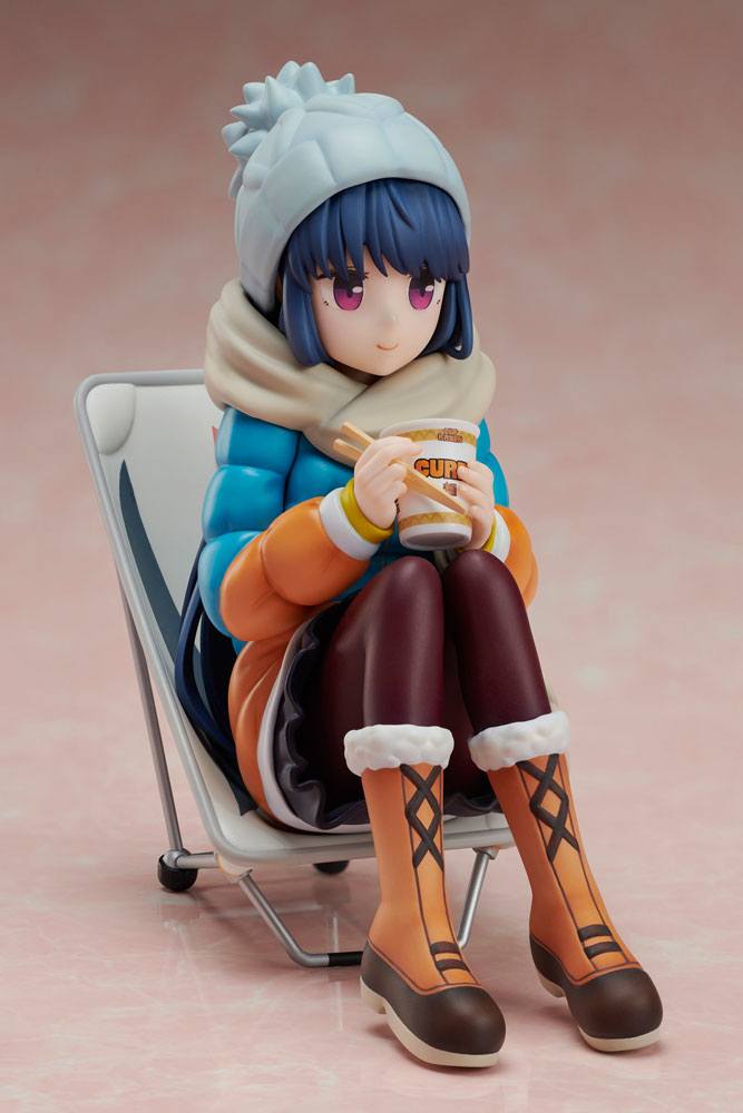 Laid-Back Camp Premium Noodle Stopper PVC Statue Rin Shima