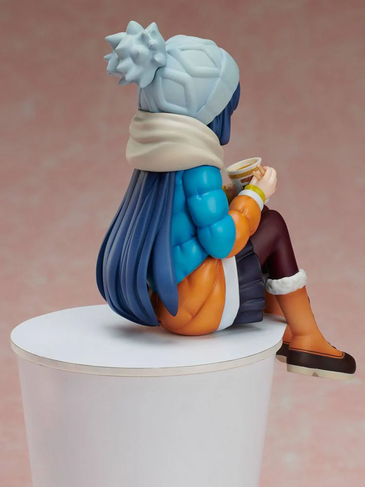 Laid-Back Camp Premium Noodle Stopper PVC Statue Rin Shima - Image 4