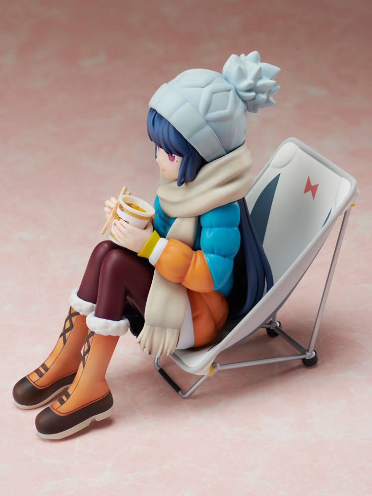 Laid-Back Camp Premium Noodle Stopper PVC Statue Rin Shima - Image 7