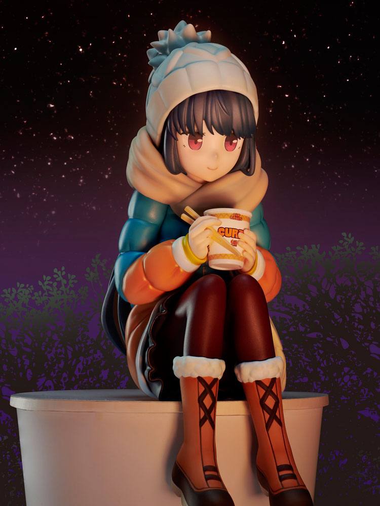Laid-Back Camp Premium Noodle Stopper PVC Statue Rin Shima - Image 8