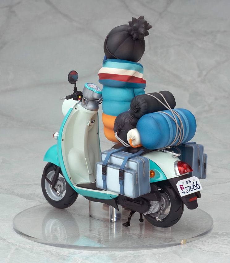 Laid-Back Camp PVC Statue Rin Shima with Scooter - Image 10
