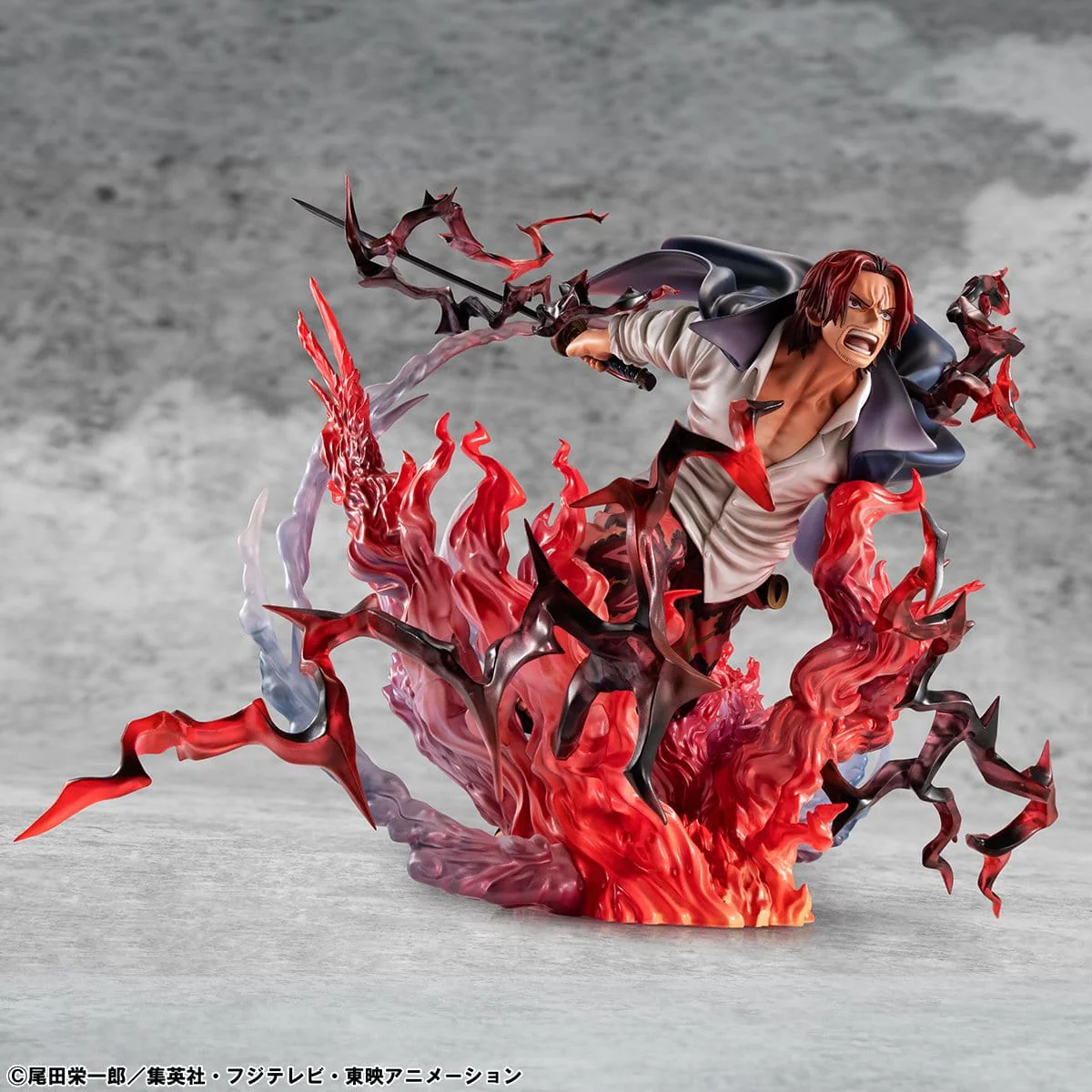 Leader of Red Hair Pirates Red-Haired Shanks Kamusari P.O.P SA-MAXIMUM MegaHouse