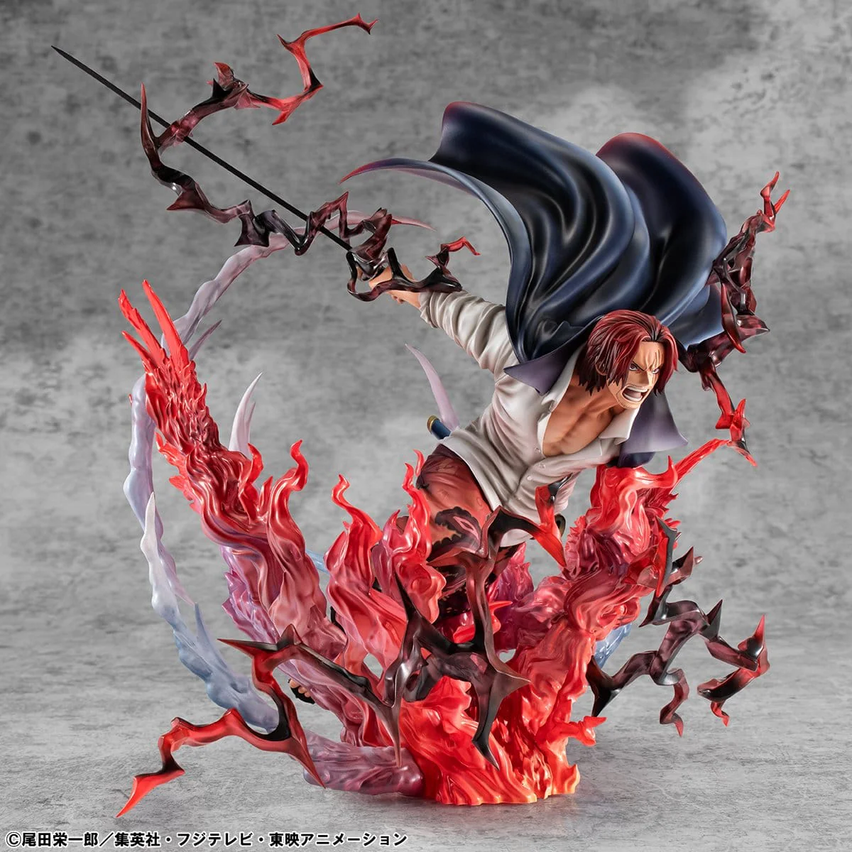 Leader of Red Hair Pirates Red-Haired Shanks Kamusari P.O.P SA-MAXIMUM MegaHouse - Image 19