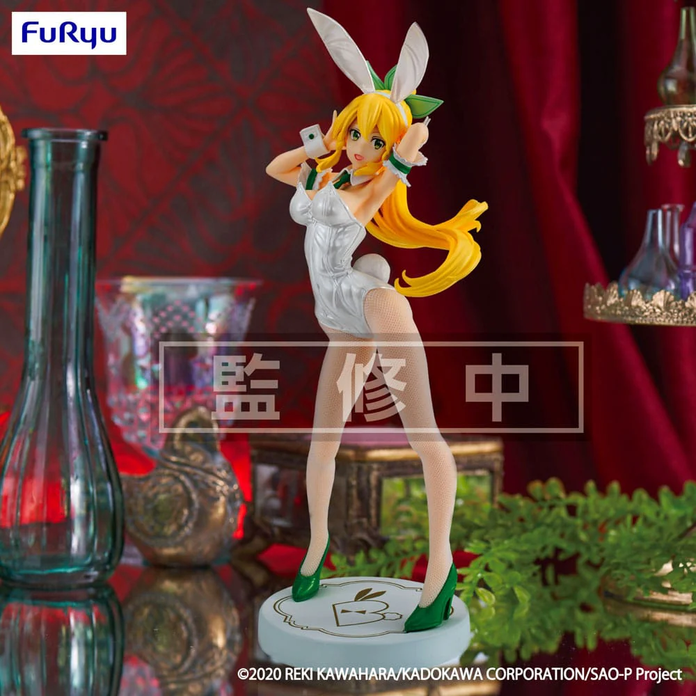 Leafa White Pearl Color Ver. BiCute Bunnies Furyu - Image 2